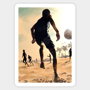 Beach Soccer Sticker